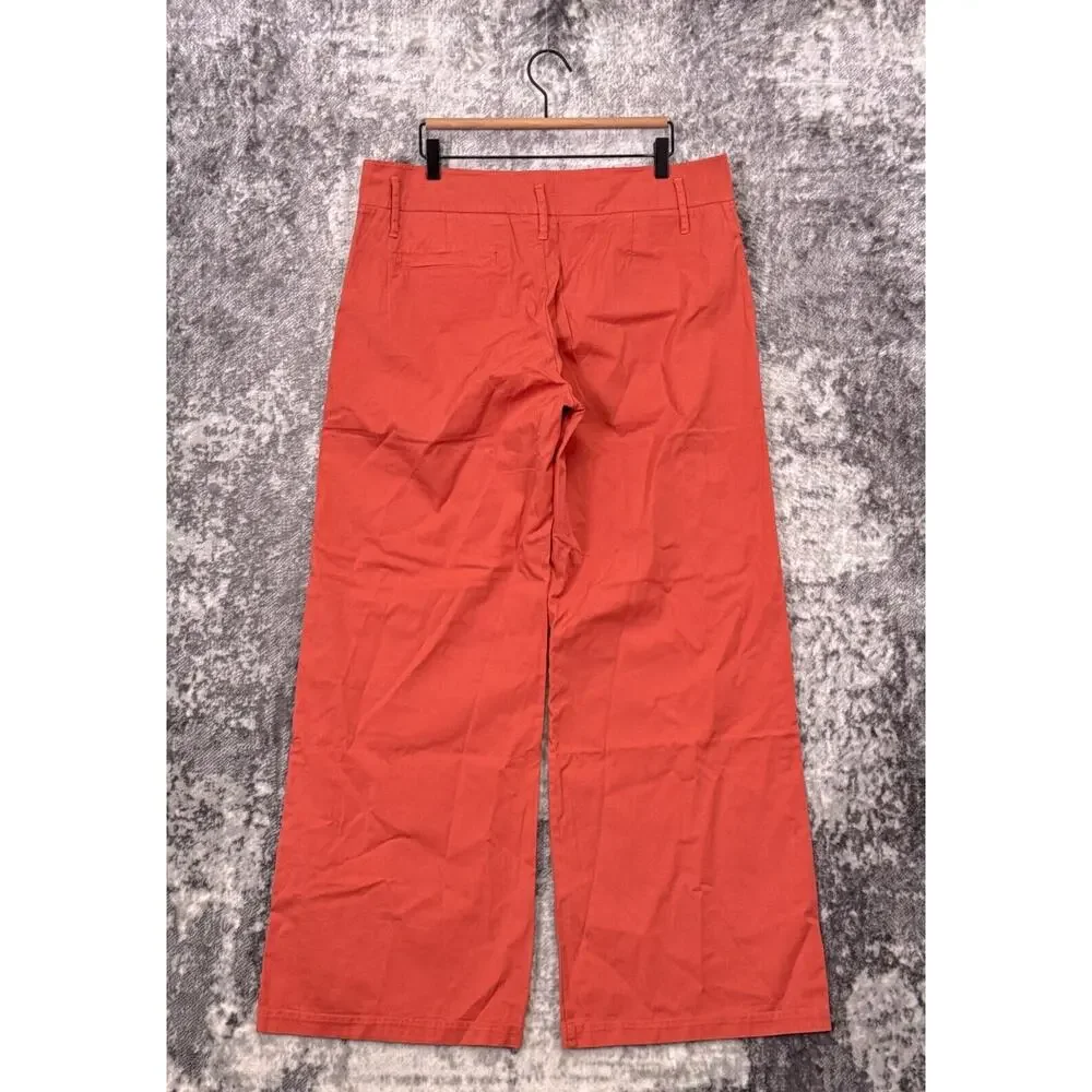 New XCVI Pants 16 Womens Pink Wide Leg High Rise Lightweight - Picture 2 of 6